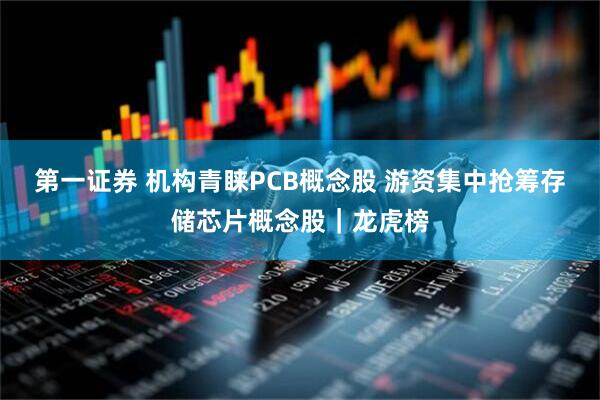 第一证券 机构青睐PCB概念股 游资集中抢筹存储芯片概念股｜龙虎榜